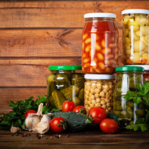 Sterilizovaná zelenina a ovocie