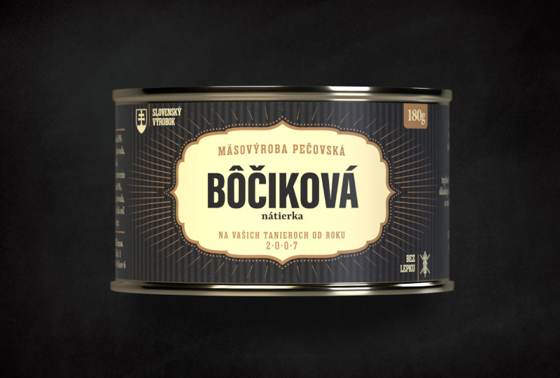 bôčiková nátierka 180g bôčiková nátierka 180g