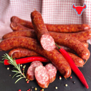 gazdovská klobása tradične údená