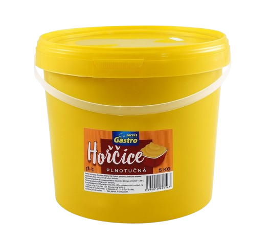 horčica plnotučná 5kg gase horčica plnotučná 5kg gase