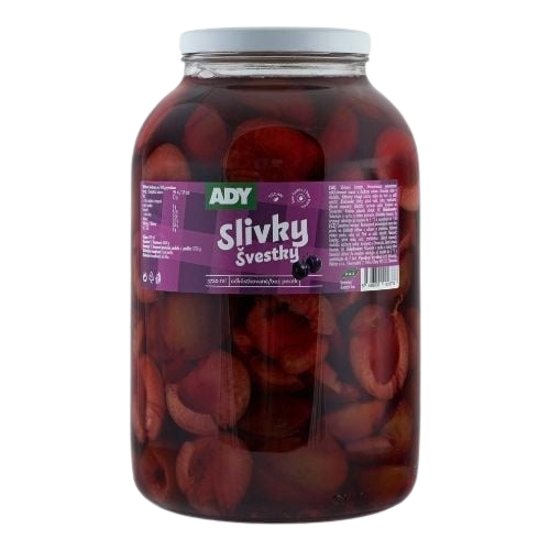 slivkový kompót odkôstkovaný 3600g slivkový kompót odkôstkovaný 3600g