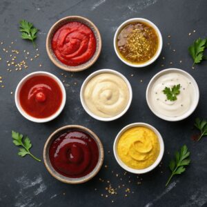 Omáčky, majonézy a dressingy