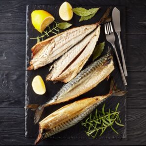 Údená makrela bez hlavy