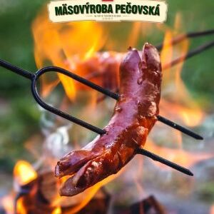 grilovacia údená klobása pečovská